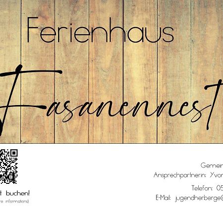Ferienhaus Fasanennest Uelsen Esterno foto